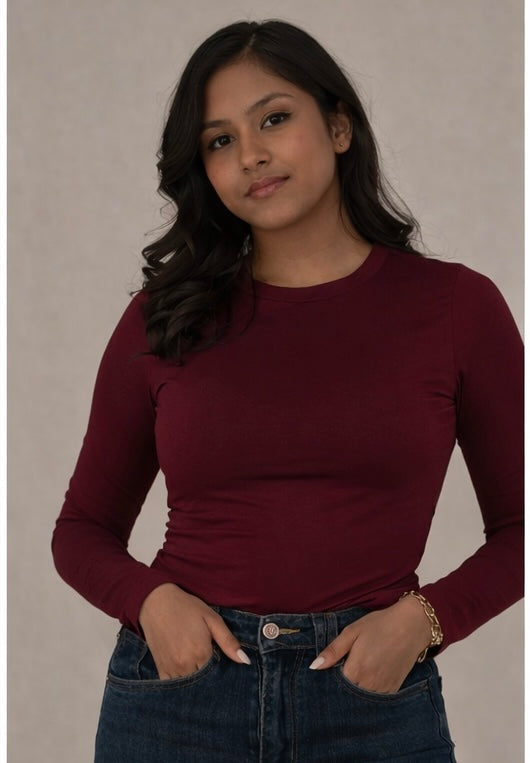 Burgundy Full Sleeve