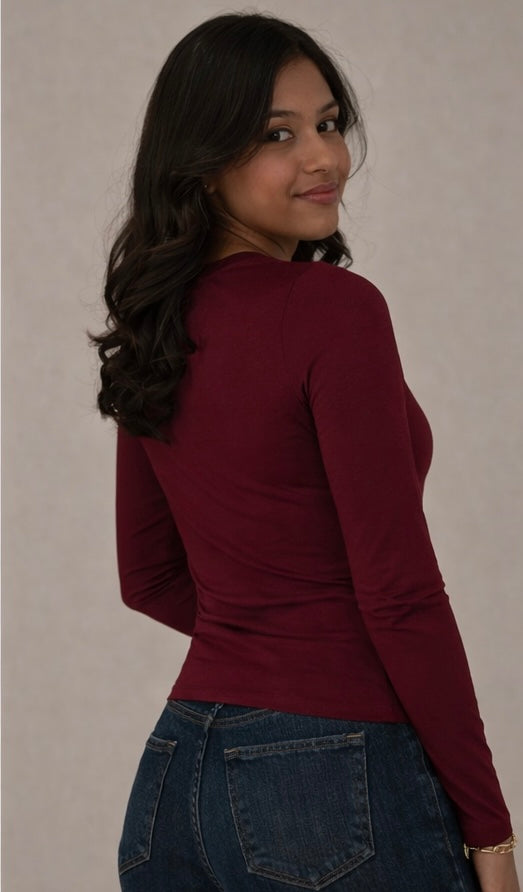Burgundy Full Sleeve