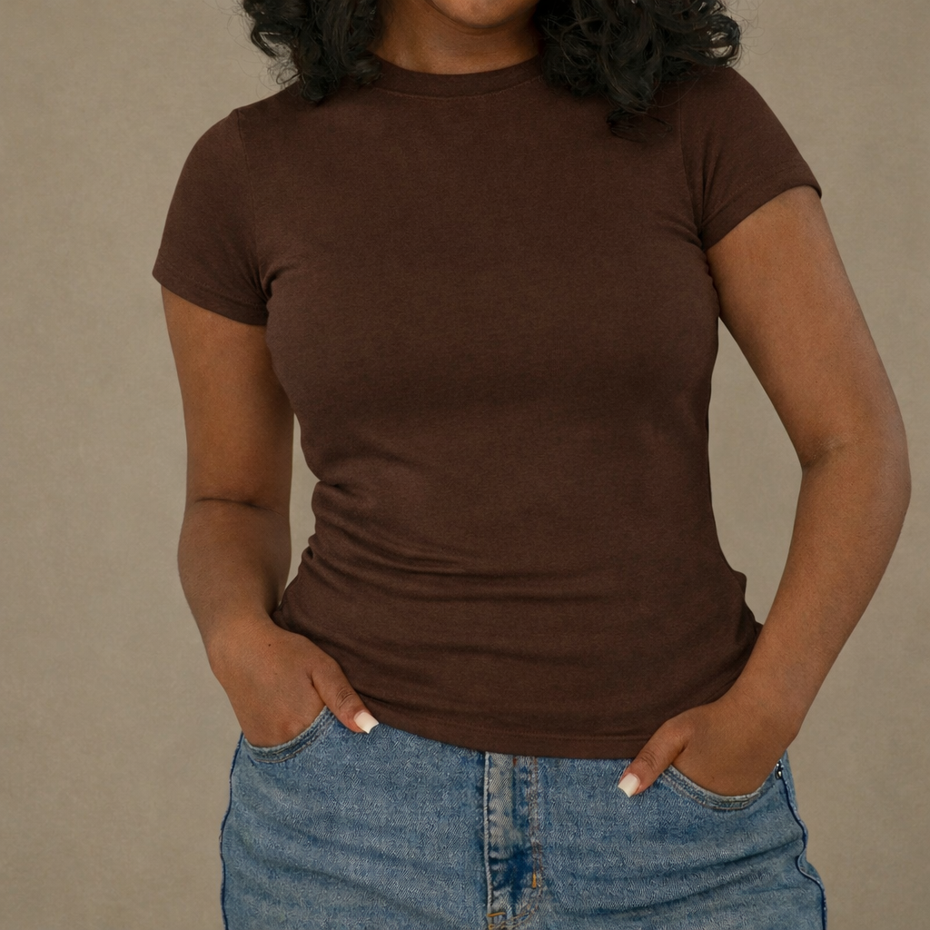 Brown Short sleeve