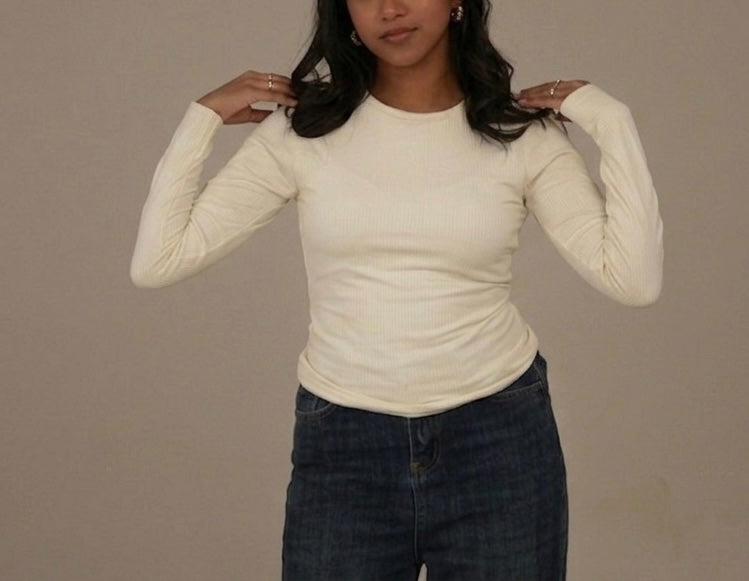 Full Sleeve - Off white cream